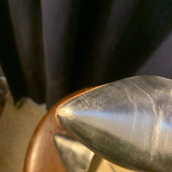 Boden Metallic Silver Pointed-Toe Pumps - Picture 5 of 7